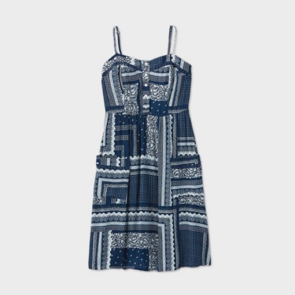 NWT Women’s Paisley Print Sleeveless Dress